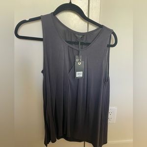 Brand new with tags Lucky Brand grey peephole top size small